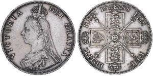 2 Florin United Kingdom of Great Britain and Ireland (1801-1922) Silver Victoria (1819 - 1901)