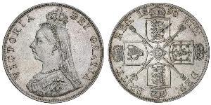 2 Florin United Kingdom of Great Britain and Ireland (1801-1922) Silver Victoria (1819 - 1901)