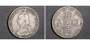 2 Florin United Kingdom of Great Britain and Ireland (1801-1922) Silver Victoria (1819 - 1901)