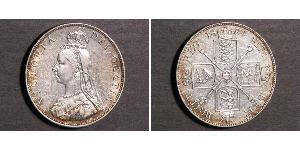 2 Florin United Kingdom of Great Britain and Ireland (1801-1922) Silver Victoria (1819 - 1901)