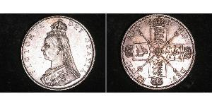 2 Florin United Kingdom of Great Britain and Ireland (1801-1922) Silver Victoria (1819 - 1901)