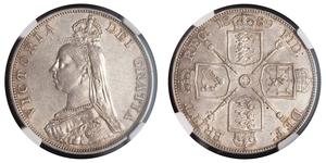 2 Florin United Kingdom of Great Britain and Ireland (1801-1922) Silver Victoria (1819 - 1901)