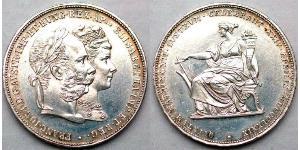 2 Florin / 2 Gulden Royaume de Hongrie (1000-1918) / Empire d