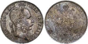 2 Florin / 2 Gulden Austria-Hungary (1867-1918) Silver Franz Joseph I (1830 - 1916)
