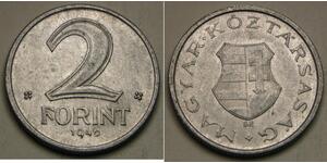 2 Forint Hongrie  