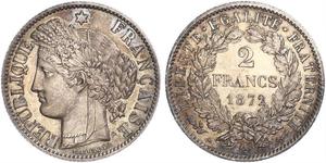 2 Franc Deuxième République (France) (1848-1852) Argent 