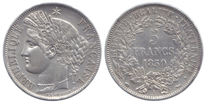 2 Franc Deuxième République (France) (1848-1852) Argent 