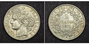 2 Franc Deuxième République (France) (1848-1852) Argent 