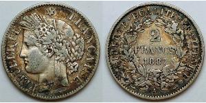 2 Franc Deuxième République (France) (1848-1852) Argent 