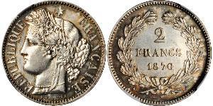2 Franc Deuxième République (France) (1848-1852) Argent 