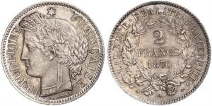 2 Franc Deuxième République (France) (1848-1852) Argent 