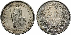 2 Franc Suisse Argent 
