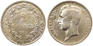 2 Franc Belgio Argento 