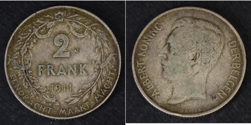 2 Franc Belgio Argento 