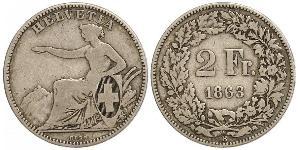 2 Franc Svizzera Argento 