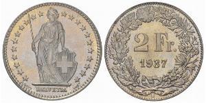 2 Franc Svizzera Argento 