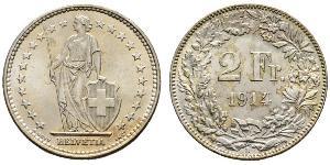 2 Franc Svizzera Argento 