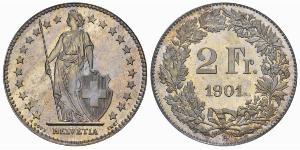 2 Franc Svizzera Argento 