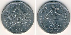 2 Franc Cinquième République (1958 - ) Nickel 