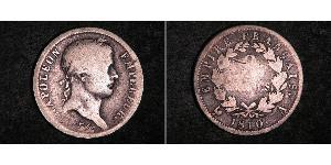 2 Franc Erstes Kaiserreich (1804-1814) Silber Napoleon Bonaparte(1769 - 1821)