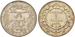 2 Franc Tunesien Silber 