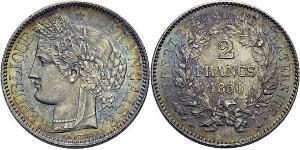 2 Franc Zweite Französische Republik (1848-1852) Silber 