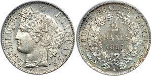 2 Franc Zweite Französische Republik (1848-1852) Silber 