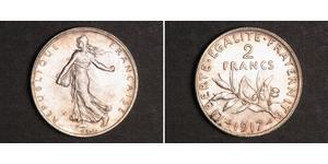 2 Franc French Third Republic (1870-1940)  Silver 