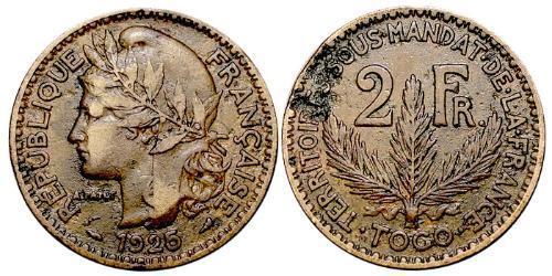 2 Franc Terza Repubblica francese (1870-1940)  / Francia  