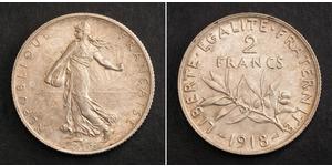 2 Franc 法兰西第三共和国 (1870 - 1940) 銀 