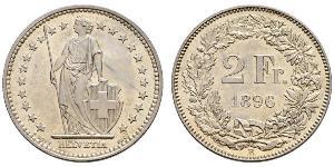 2 Franc 瑞士 銀 