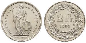 2 Franc 瑞士 銀 