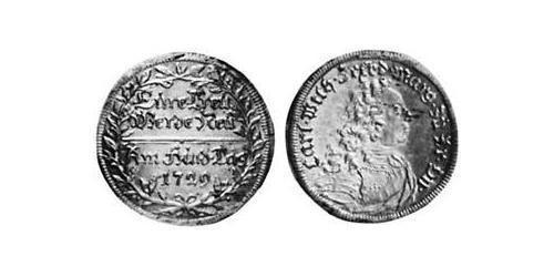 2 Groschen Ансбах (1398–1792) Срібло Charles William Frederick, Margrave of Brandenburg-Ansbach (1712 – 1757)