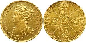 2 Guinea Kingdom of Great Britain (1707-1801) Gold Anne, Queen of Great Britain (1665-1714)