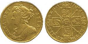 2 Guinea Royaume de Grande-Bretagne (1707-1801) Or Anne (reine de Grande-Bretagne)(1665-1714)