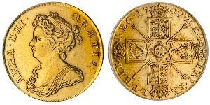 2 Guinea Regno Unito di Gran Bretagna (1707-1801) Oro Anna di Gran Bretagna(1665-1714)