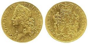2 Guinea Regno Unito di Gran Bretagna (1707-1801) Oro Giorgio II (1683-1760)