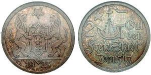 2 Gulden Gdansk (1920-1939) Silber 