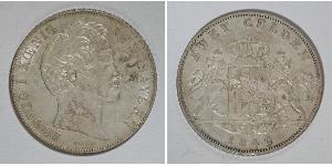 2 Gulden Königreich Bayern (1806 - 1918) Silber Ludwig I. (Bayern)(1786 – 1868)