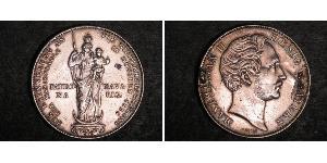 2 Gulden Kingdom of Bavaria (1806 - 1918) Silver Maximilian II of Bavaria (1811 - 1864)