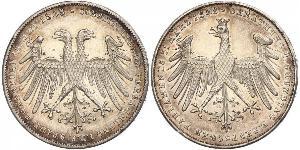 2 Gulden 法蘭克福自由市 銀 