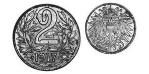 2 Heller Österreich-Ungarn (1867-1918) Iron 