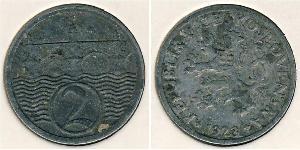 2 Heller Tchécoslovaquie  (1918-1992) Zinc 