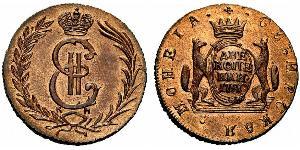 2 Kopeck 俄罗斯帝国 (1721 - 1917) 銅 叶卡捷琳娜二世 (1729-1796)