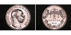 2 Korona Österreich-Ungarn (1867-1918) Silber Franz Joseph I (1830 - 1916)