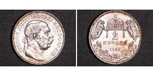 2 Korona Austria-Hungary (1867-1918) Silver Franz Joseph I (1830 - 1916)