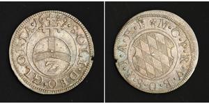 2 Kreuzer Allemagne Argent Maximilien Ier de Bavière (électeur)(1573 – 1651)