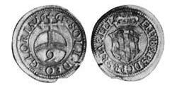 2 Kreuzer Elettorato di Baviera (1623 - 1806) Argento Ferdinando Maria di Baviera(1636 – 1679)