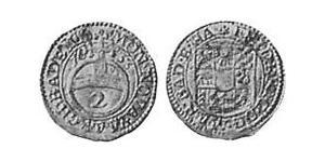 2 Kreuzer Margraviato di Baden-Durlach (1535 - 1771) Argento 