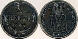 2 Kreuzer Kaisertum Österreich (1804-1867) Kupfer 